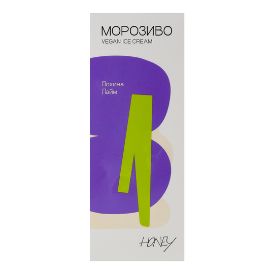 Морозиво вег. лохина лайм HONEY 75г