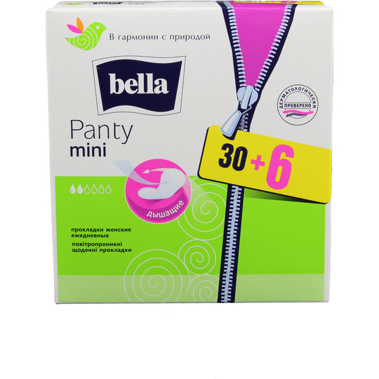 Прокладки щ.Bella Panty Plus 30+6шт