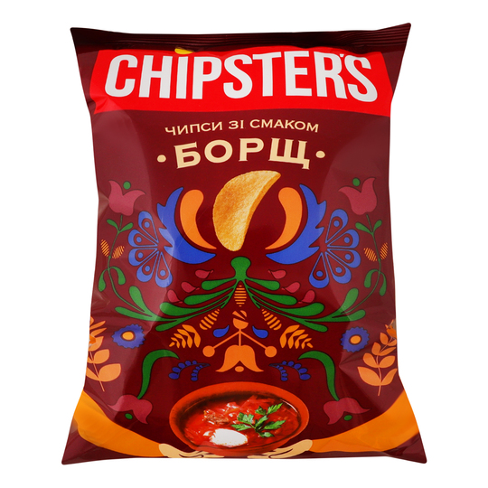 Чипси картопляні борщ Chipster's 100г