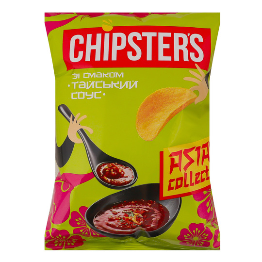 Чипси карт.тайський соус Chipster's 100г