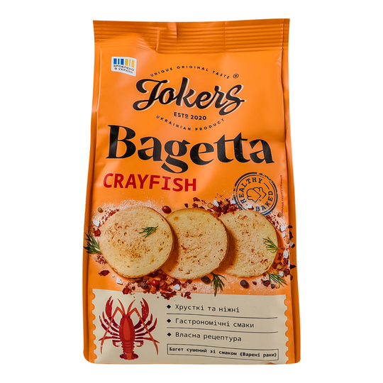 Багет пшеничний варені раки JokerS 75г