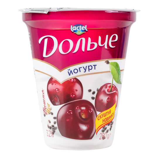 Йогурт 3,2% Дольче вишня чіа 280г