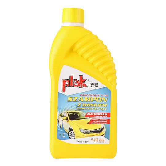Шампунь д/авт. з вос. Plak AUTOBELLA 1л