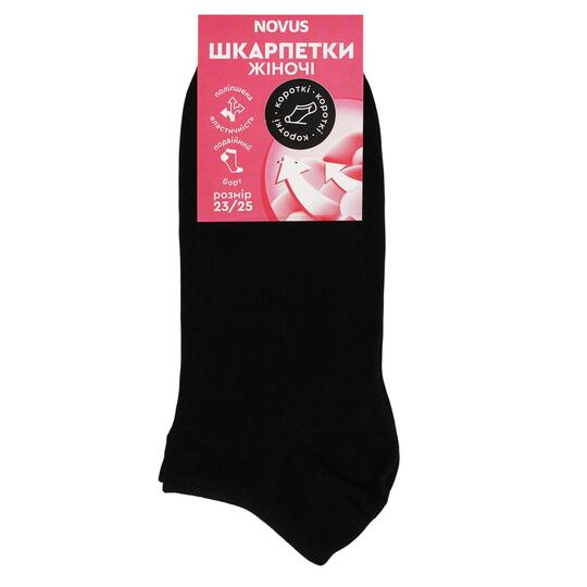 Шкарпетки жін. кор. чор. Novus р. 23-25