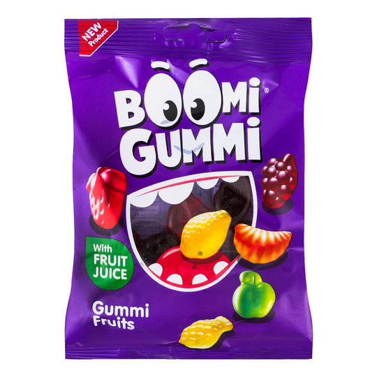Цукерки желейні fruits Boomi Gummi 70г