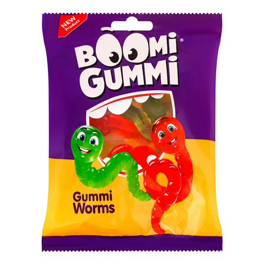 Цукерки желейні worms Boomi Gummi 70г