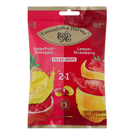Карамель грейпфрут лимон Cavendish 75г