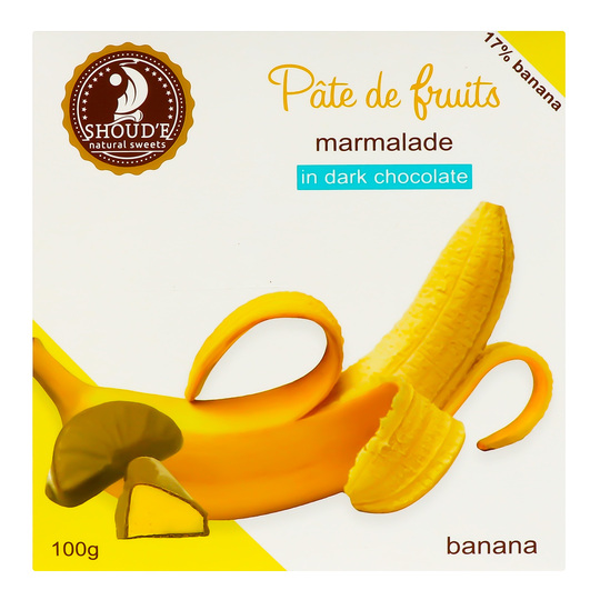 Мармелад в шоколаді банан Shoud`e 100г