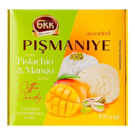 Пішманіє смак фісташки та манго БКК 100г