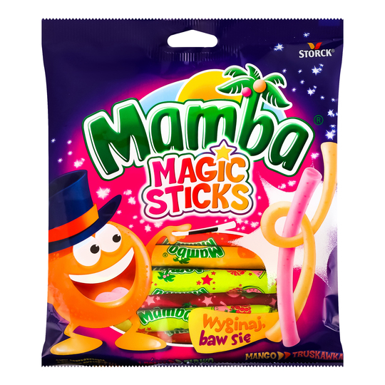 Цукерки жувальні magic sticks Mamba140г