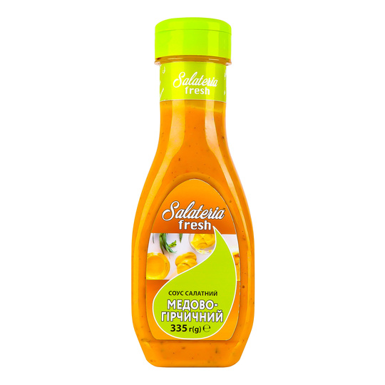 Соус сал.Мед-гірч. Fresh Salateria 335г