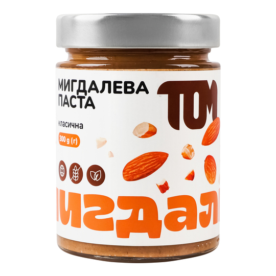 Паста мигдалева класична Том с/б 300г