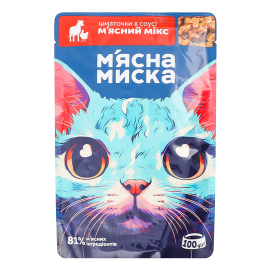 Корм вологий д/собак лосось пауч ММ 100г