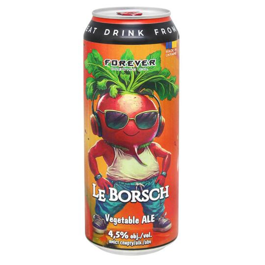 Пиво св.н/Ф Forever Borsch 4,5% 0,5л з/б