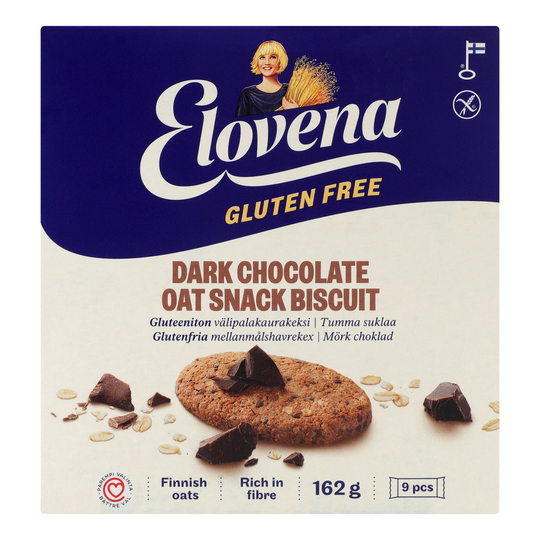 Галета з вівса з шок. б/г Elovena 162г