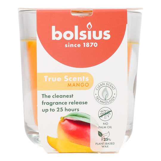 Свічка в склі Манго Bolsius 8*7,3см