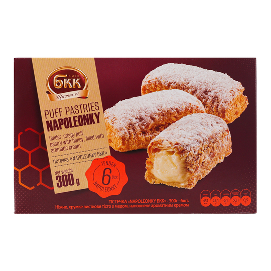 Тістечка Napoleonky БКК 300г