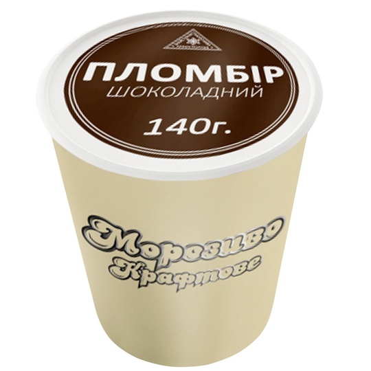Морозиво плом.шок.карт.ст.Крафтове140г