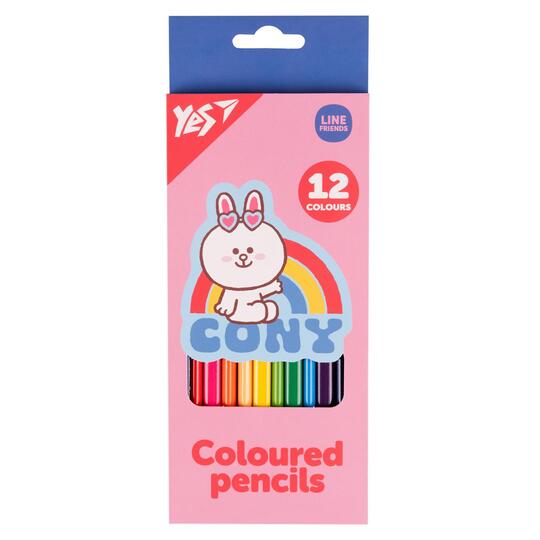 Олівці кольор.Yes Line Friends 12 кол.