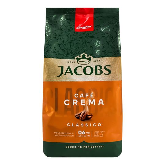 Кава в зернах Crema Classico Jacobs 500г