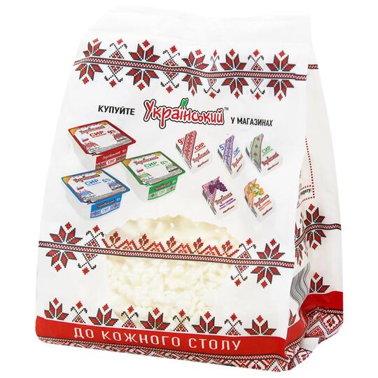 Сир к/м 9% Український 350г пакет