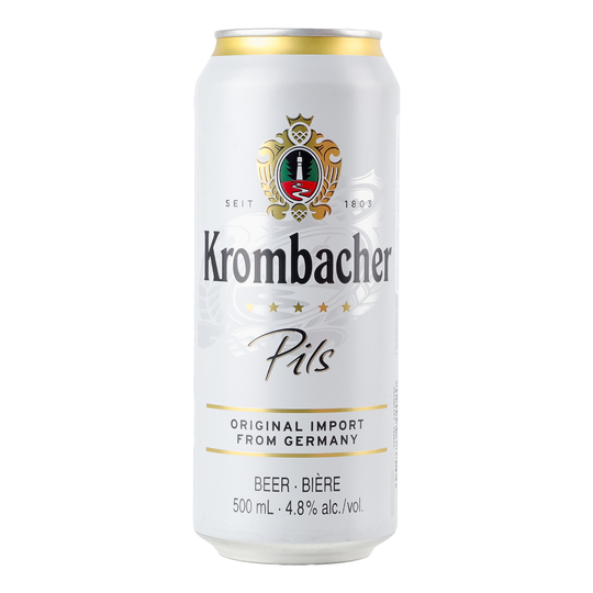 Пиво св.Krombacher Pils 4,8% 0,5л з/б