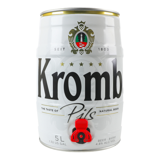 Пиво св.Krombacher Pils 4,8% 5л з/б