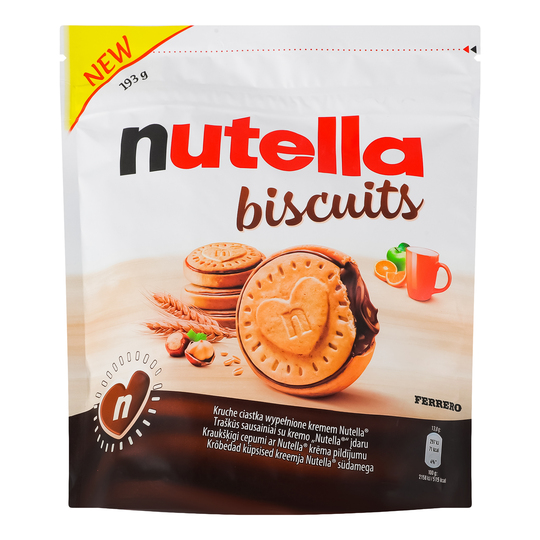 Печиво горіх какао biscuits Nutella 193г