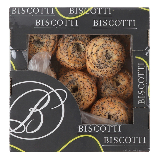 Печиво маргаритка з маком Biscotti 280г