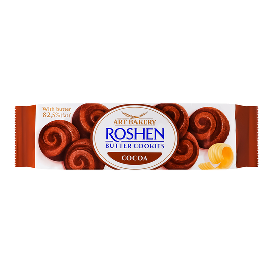 Печиво butter cookies какао Roshen 140г