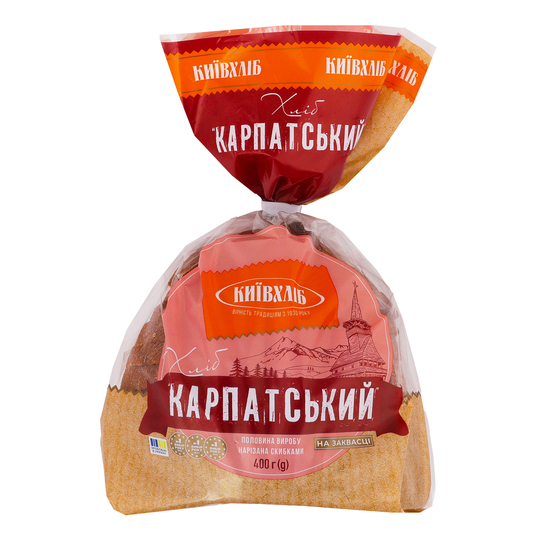 Хліб Карпатський н/ск.Київхліб 400г