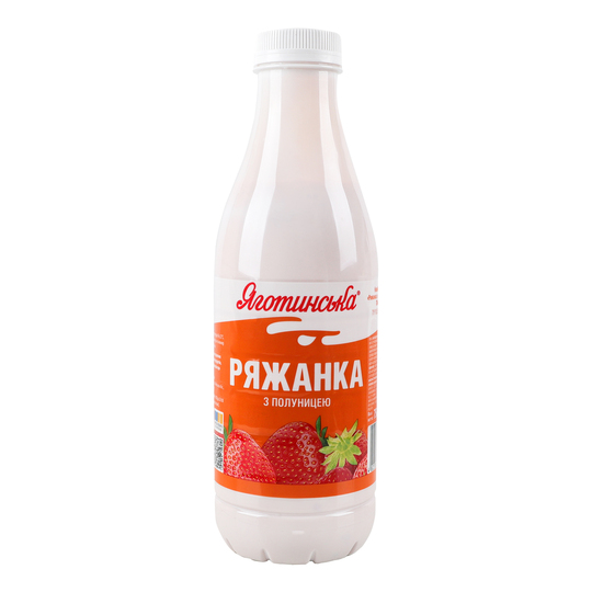 Ряжанка 2,9% Яготин полуниця 750г пл.