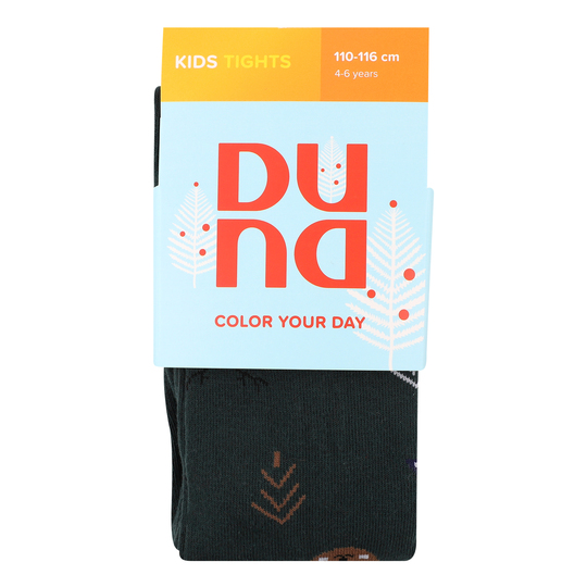 Колготки дитячі Дюна тем/зелен.р.110-116