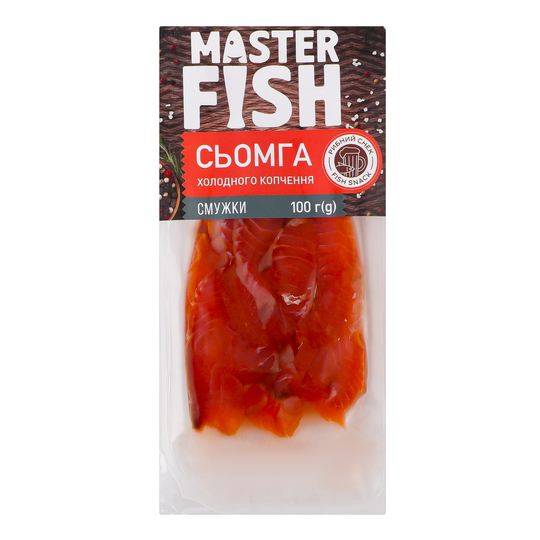 Сьомга смужки х/к MasterFish 100г