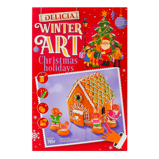 Печиво цук.різдвян.канікули Delicia 765г