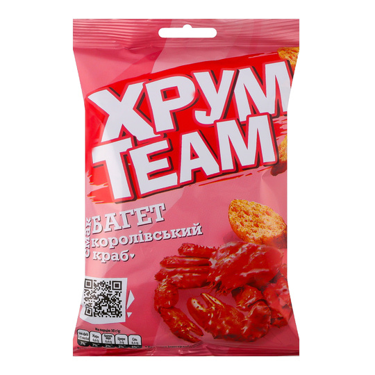 Сухарики королівськи краб ХрумTeam 55г