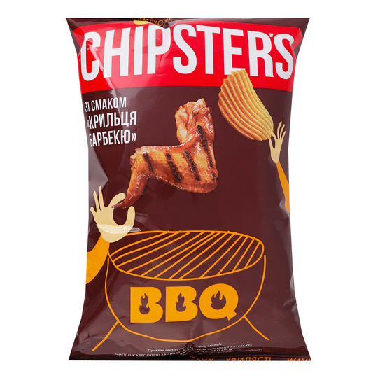 Чипси карт.риф.крил.барб.Chipster's 95г