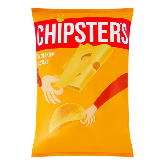 Чипси картопляні сир Chipster's 100г