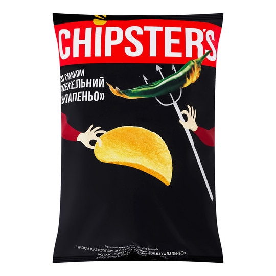 Чипси картоп.халапеньйо Chipster's 100г