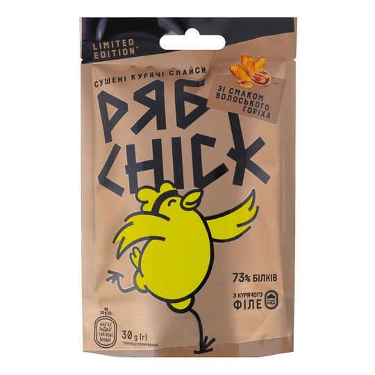 Слайси курячі волоськ.горіх РябChick 30г