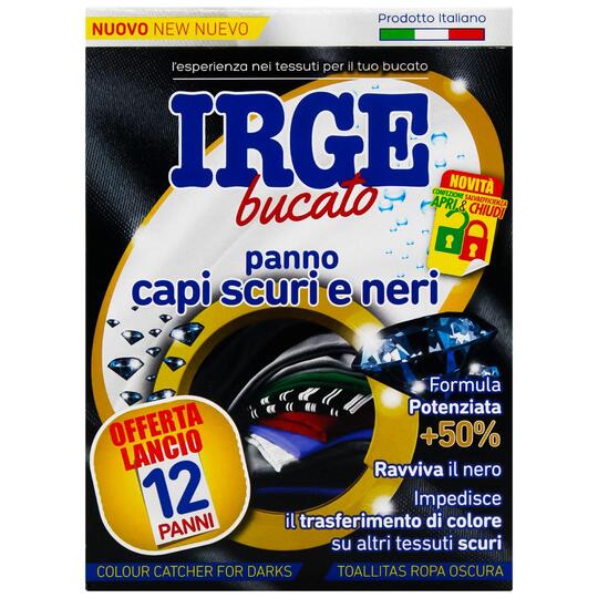 Серветка-пастка д/пран.чорн.реч.Irge12шт