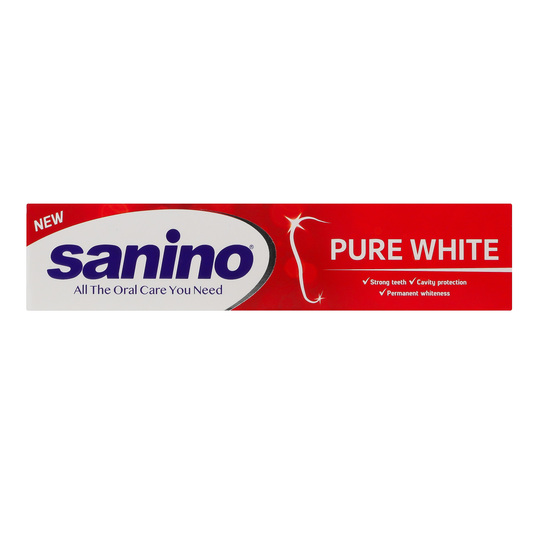 Зубна паста Sanino pure white 75мл