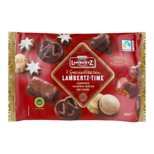 Пряники різдвяні асорті Lambertz 300г