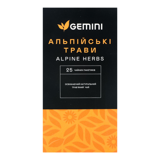 Чай трав'яний Альп.трави Gemini 25*1,5г