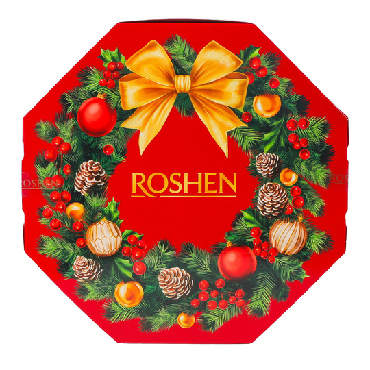 Подарунок нов. Різдв.вінок Roshen 598г