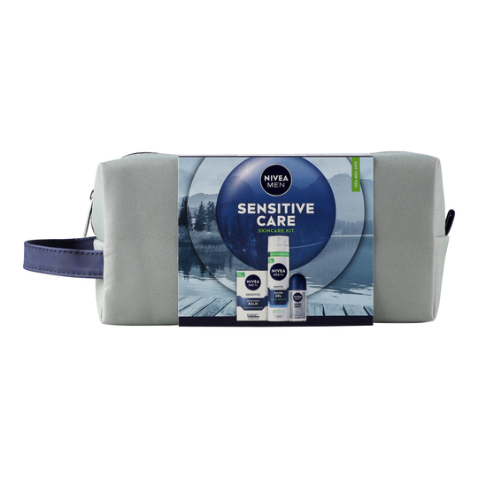 Набір д/чол.Nivea sensitive care з косм.