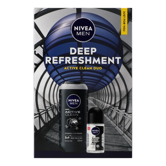 Набір д/чол.Nivea deep refreshment