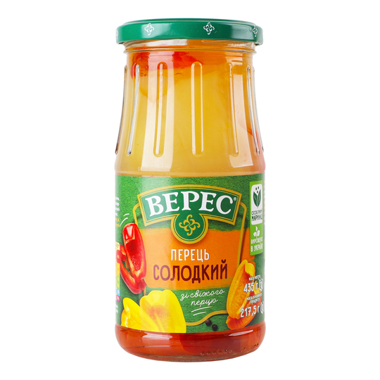 Перець солодкий Верес с/б 435г