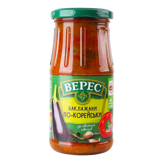 Баклажани по-корейськи Верес с/б 440г