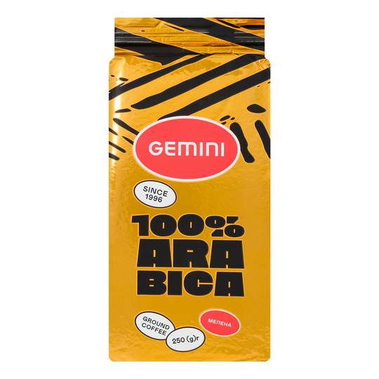 Кава мелена 100%Арабіка Gemini 250г